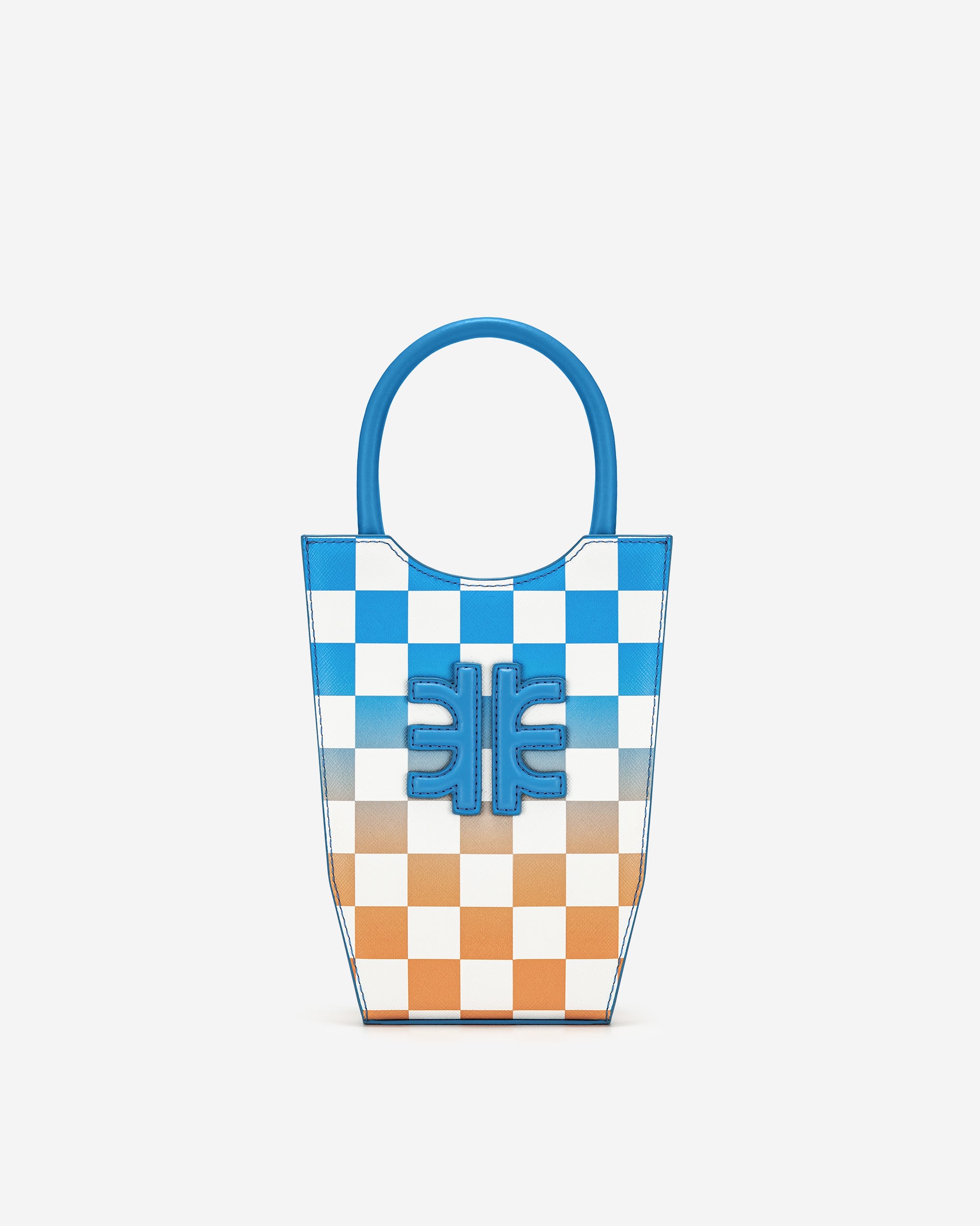 Blue JW PEI Fei Gradient Checkerboard Women's Phone Bag | SH2786145