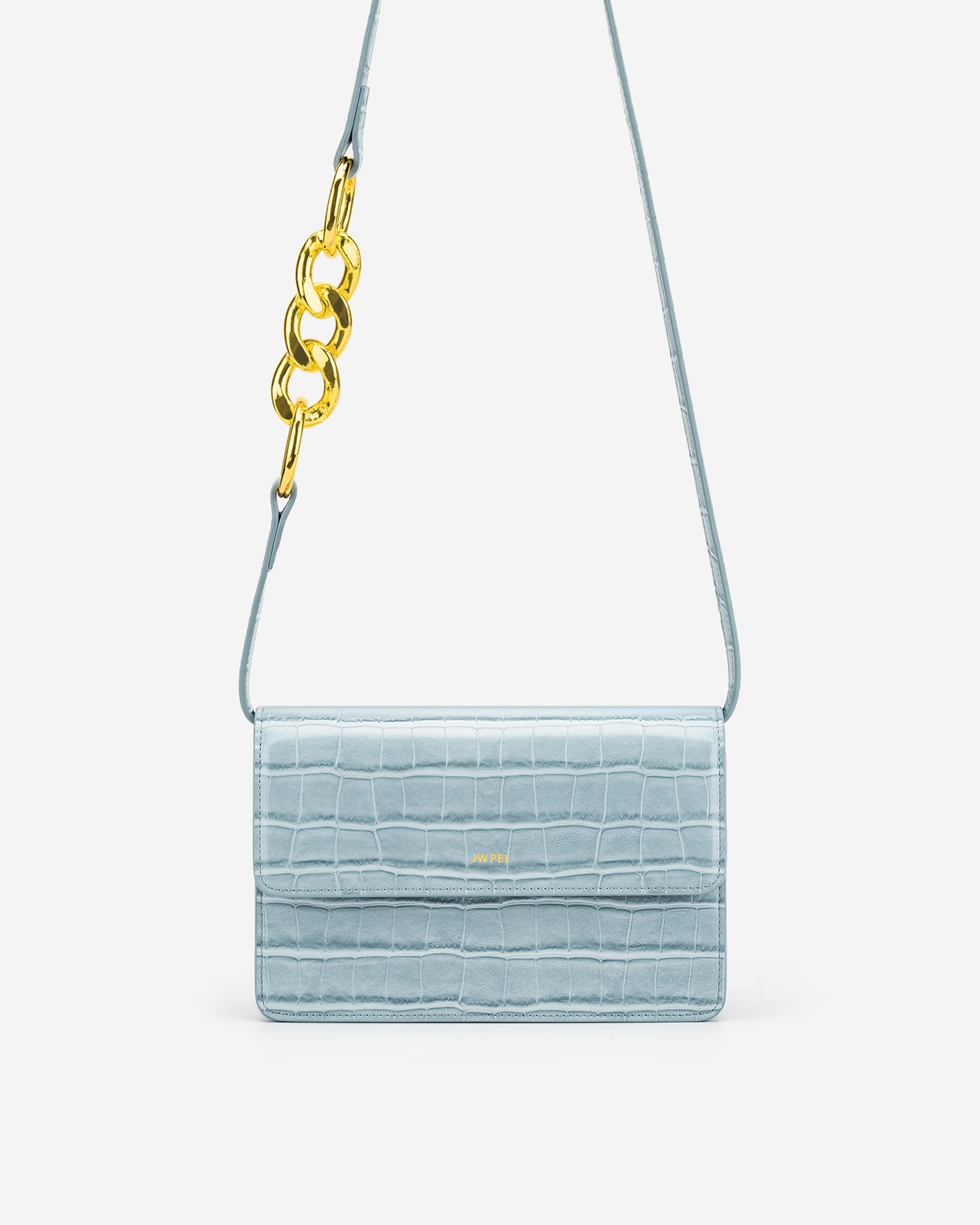 Blue JW PEI Julia Chain Women's Crossbody Bags | UE5196382