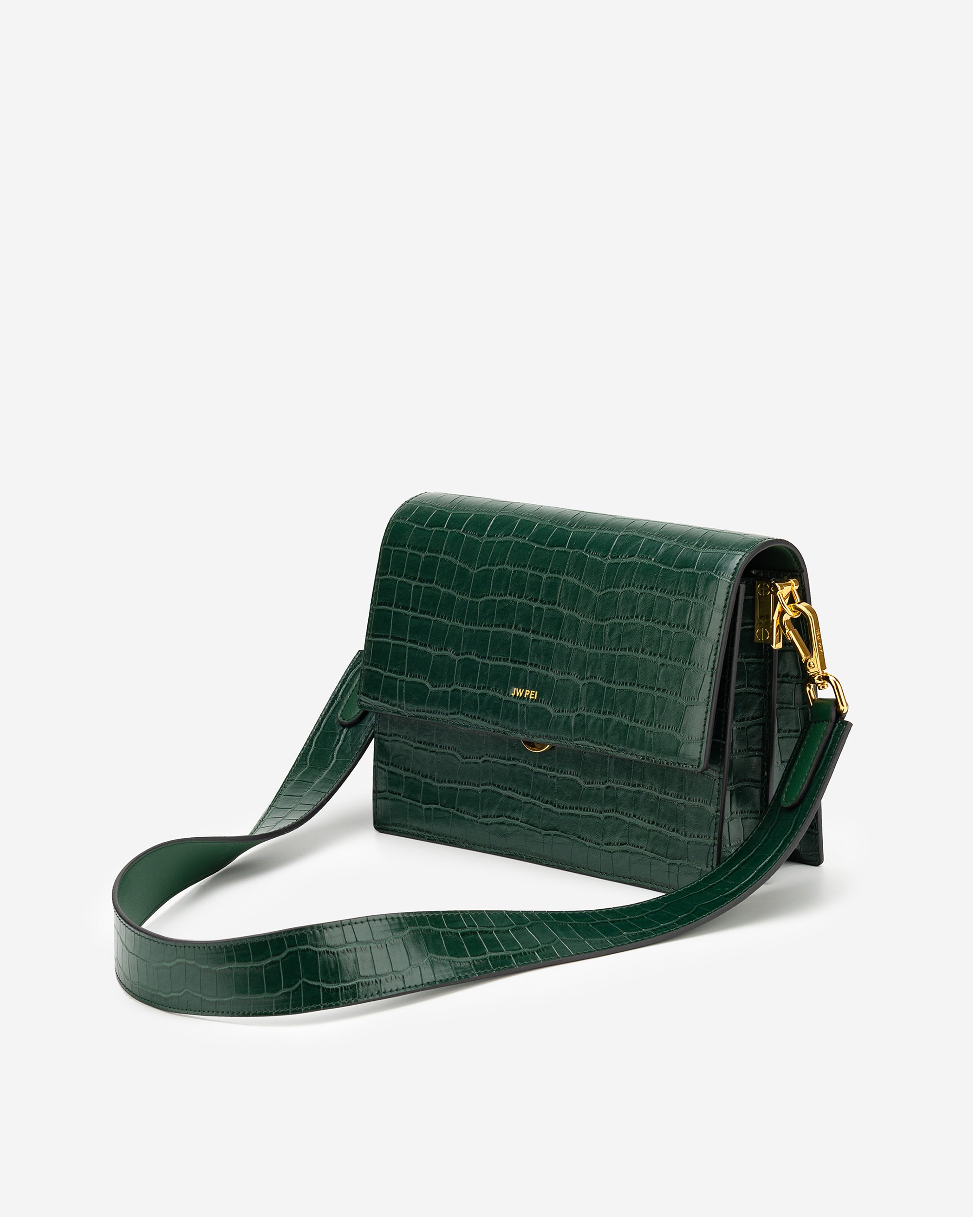 Green JW PEI Mini Flap Women's Crossbody Bags | HB6293814