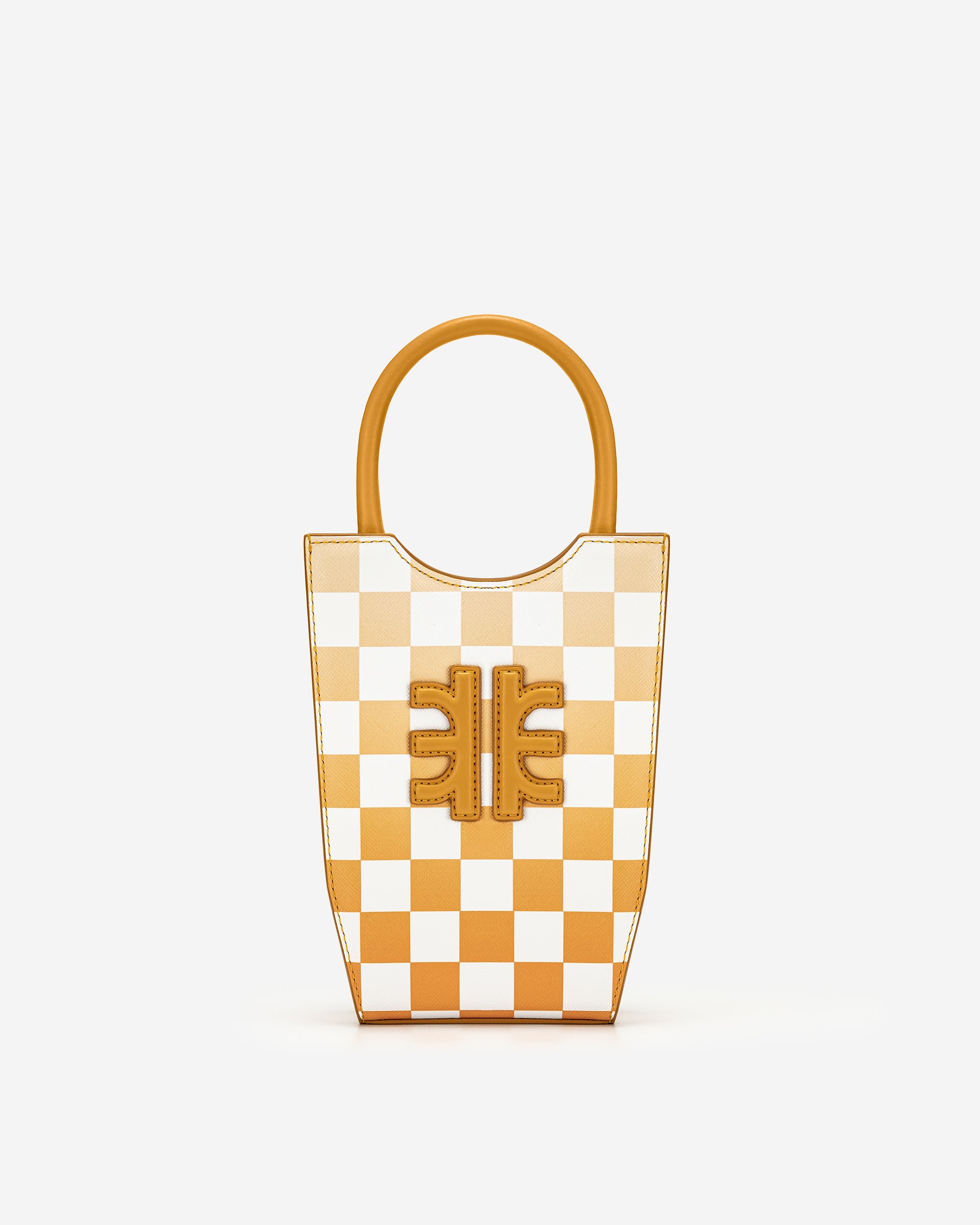 Orange JW PEI Fei Gradient Checkerboard Women's Phone Bag | SZ4815762