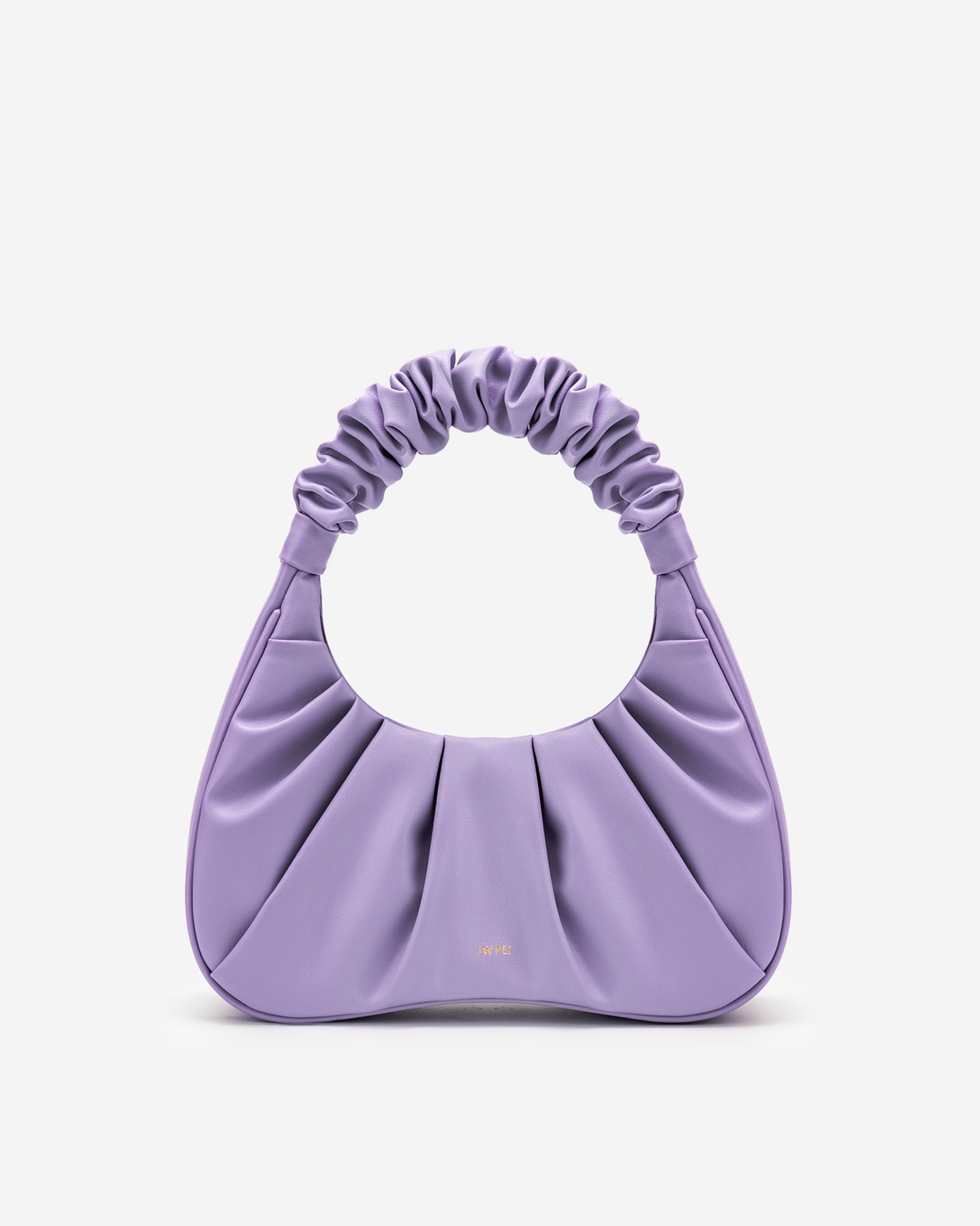 Purple JW PEI Gabbi Ruched Hobo Women's Handbag | NU7806135