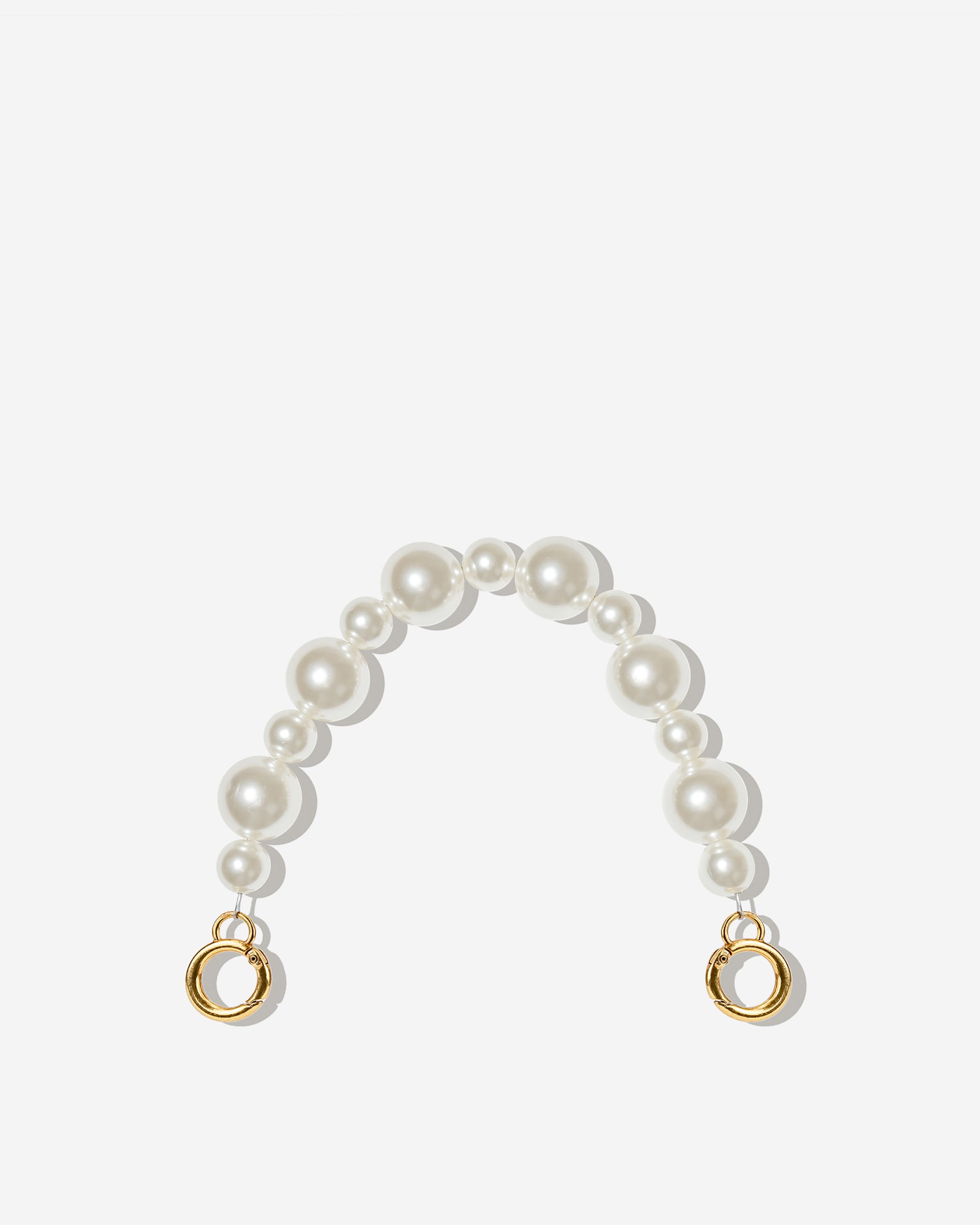 White JW PEI Anna Faux Pearl Women's Chain Strap | KB4036587