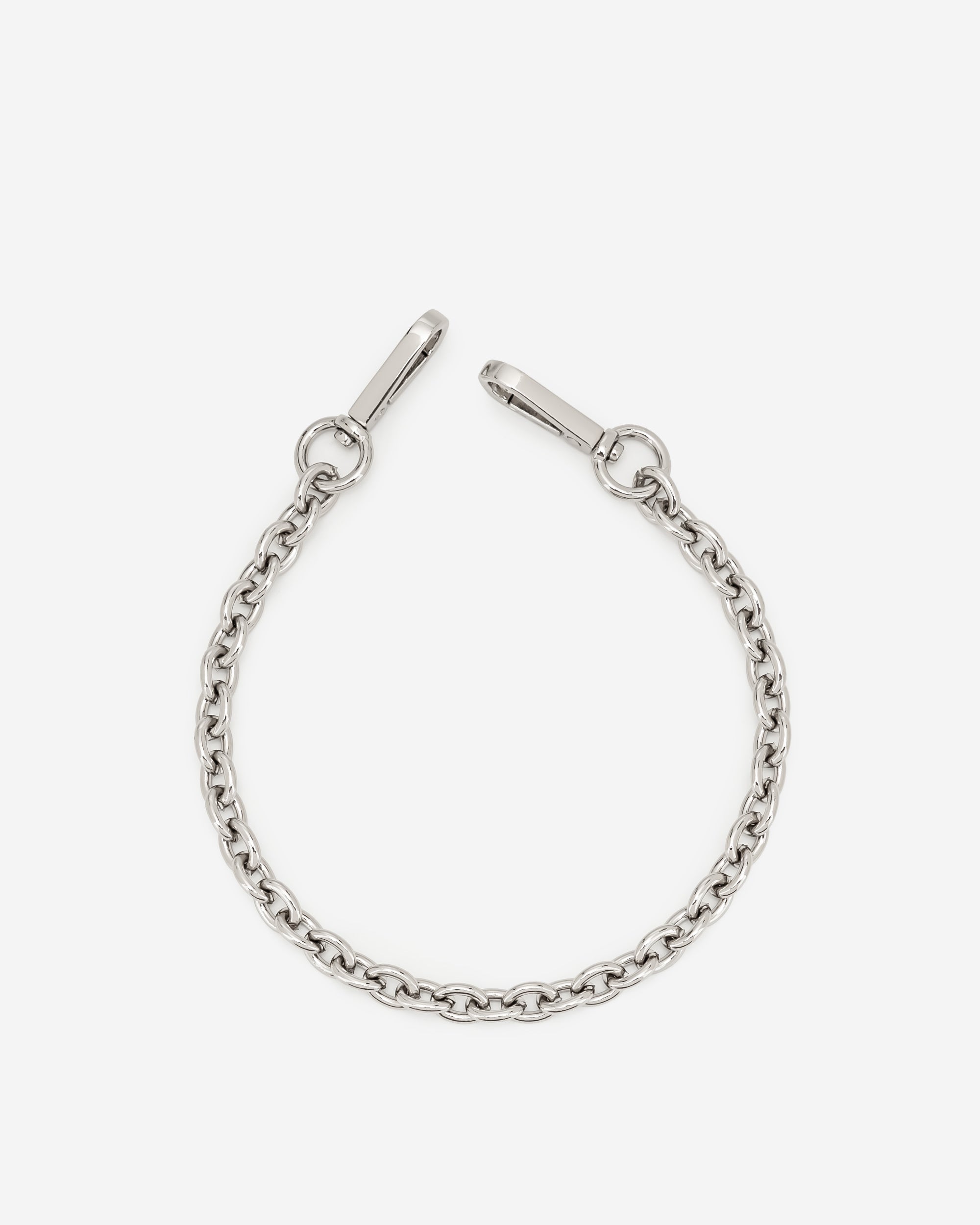 White JW PEI Iris Silver Women's Chain Strap | ME5147320