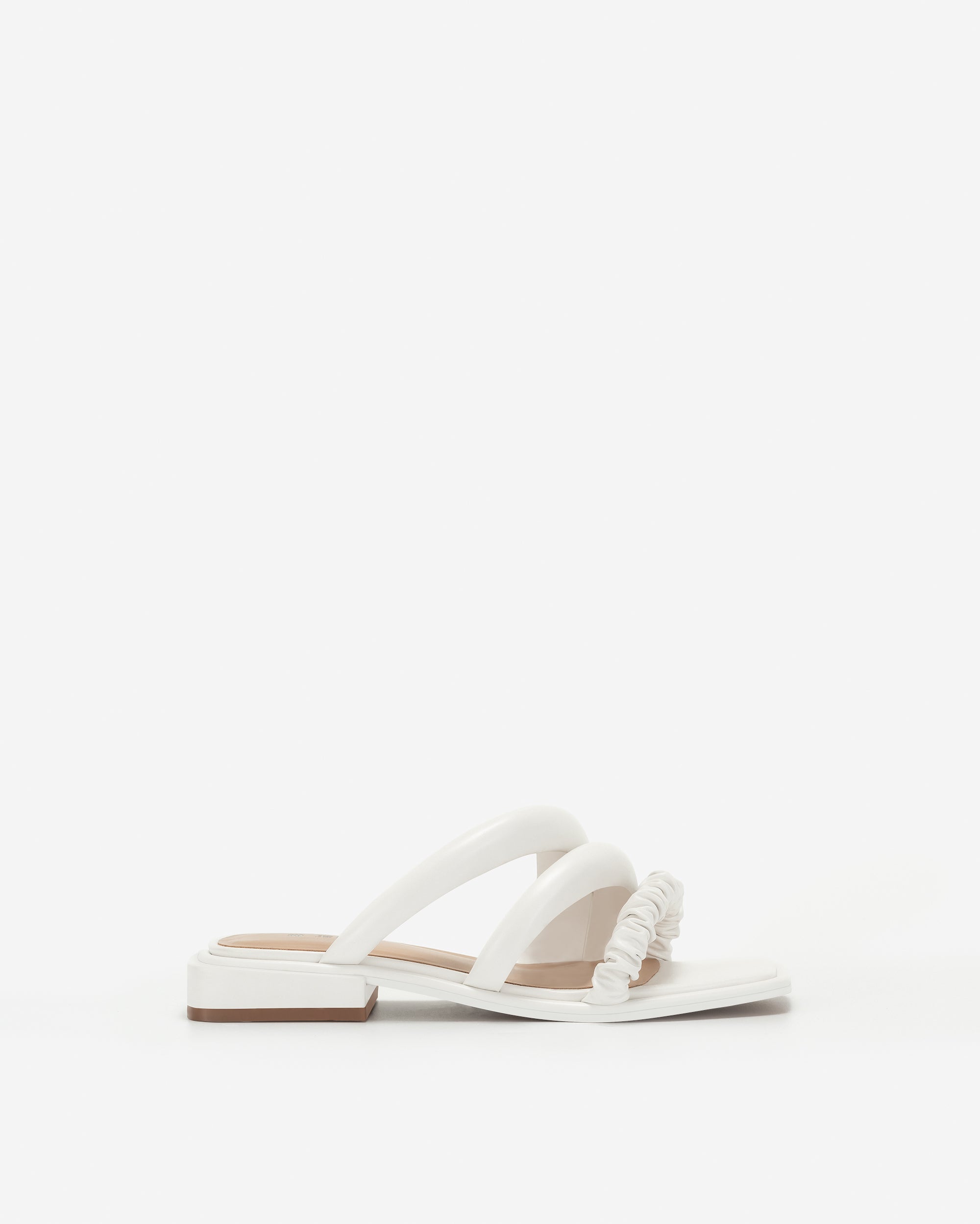 White JW PEI Jada Flat Mule Women's Shoes | XZ5139708