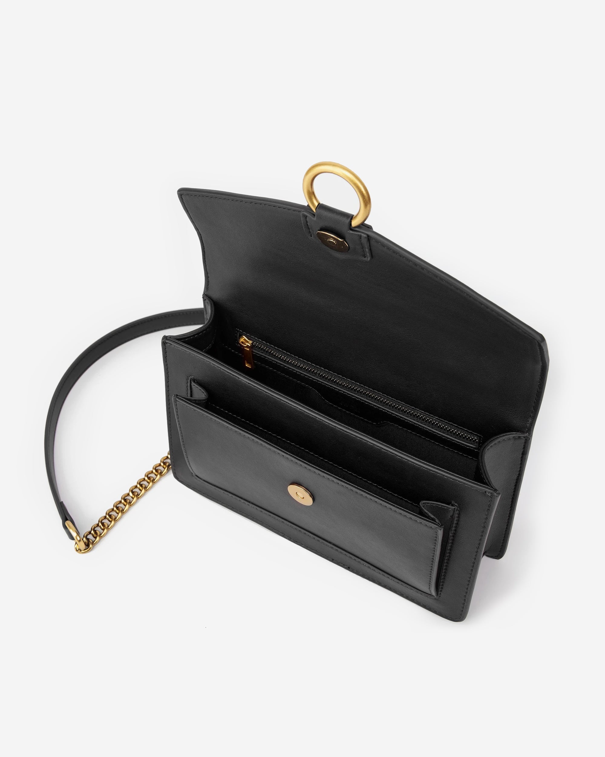 Black JW PEI Envelope Chain Women's Crossbody Bags | LI8916207