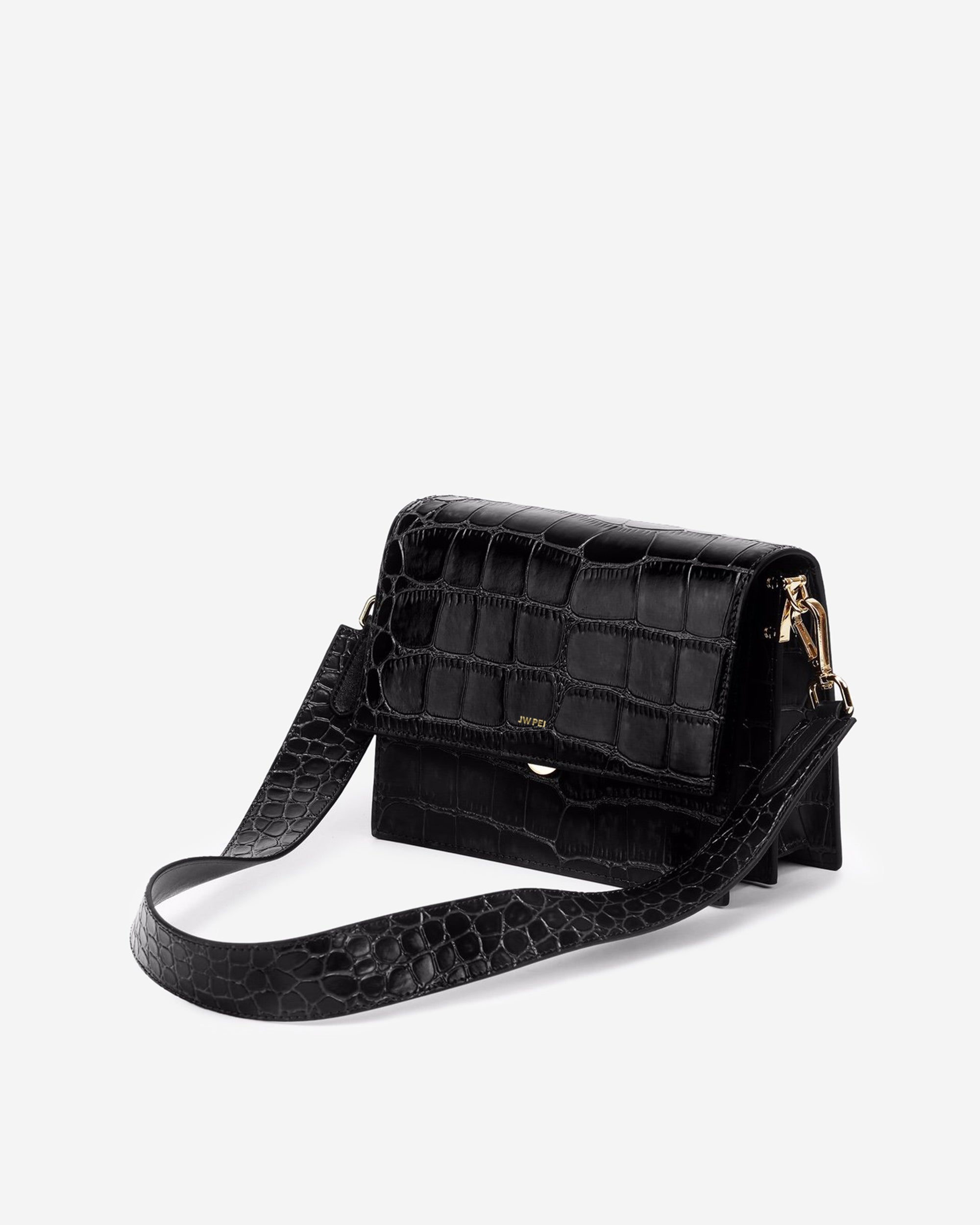 Black JW PEI Mini Flap Women's Crossbody Bags | FX3754298