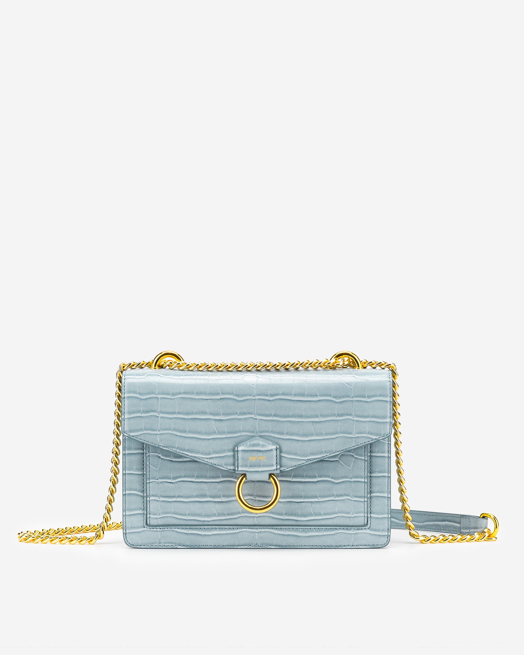 Blue JW PEI Envelope Chain Women's Crossbody Bags | AC7240568