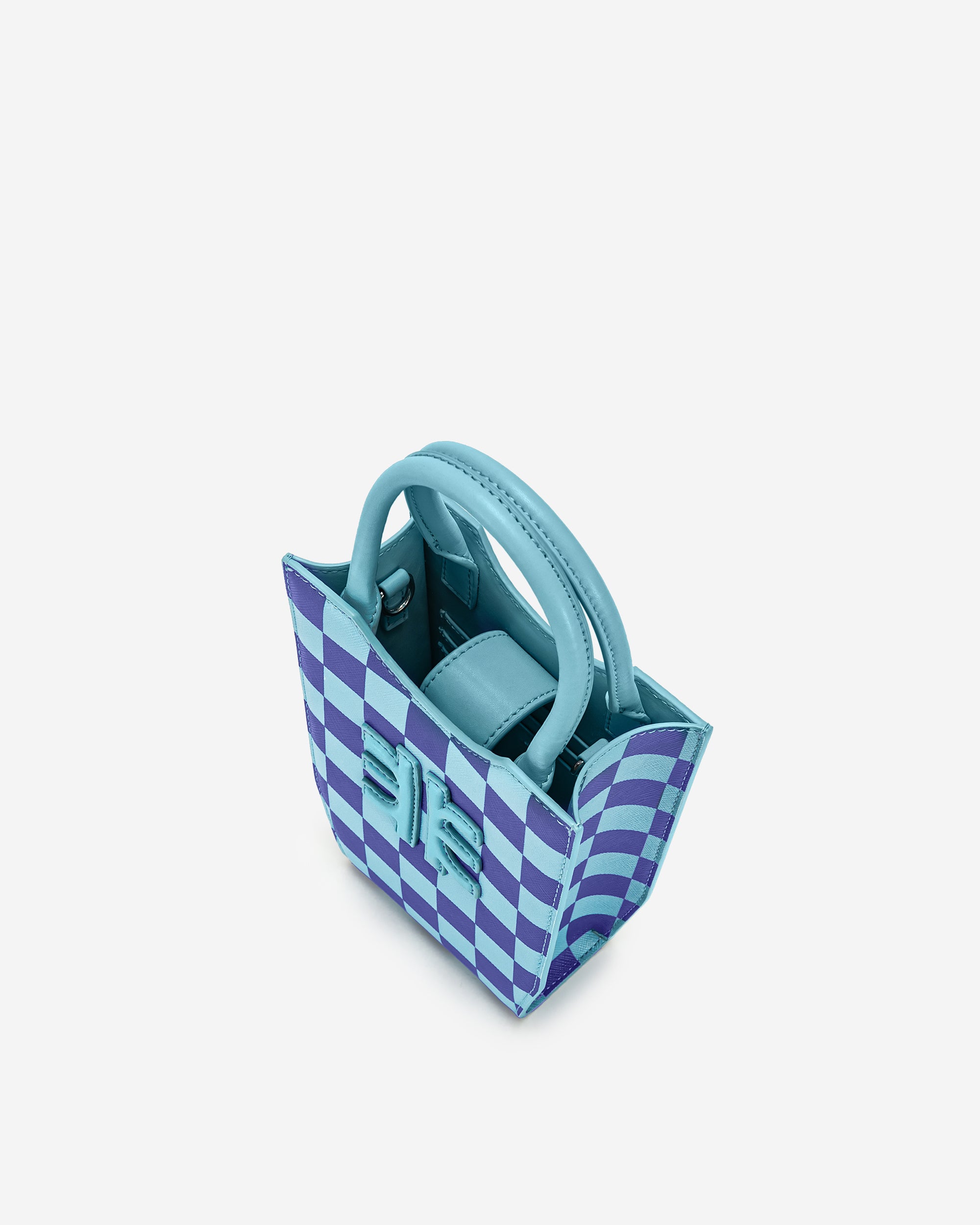 Blue JW PEI Fei Checkerboard Women's Tote Bags | SH4269153