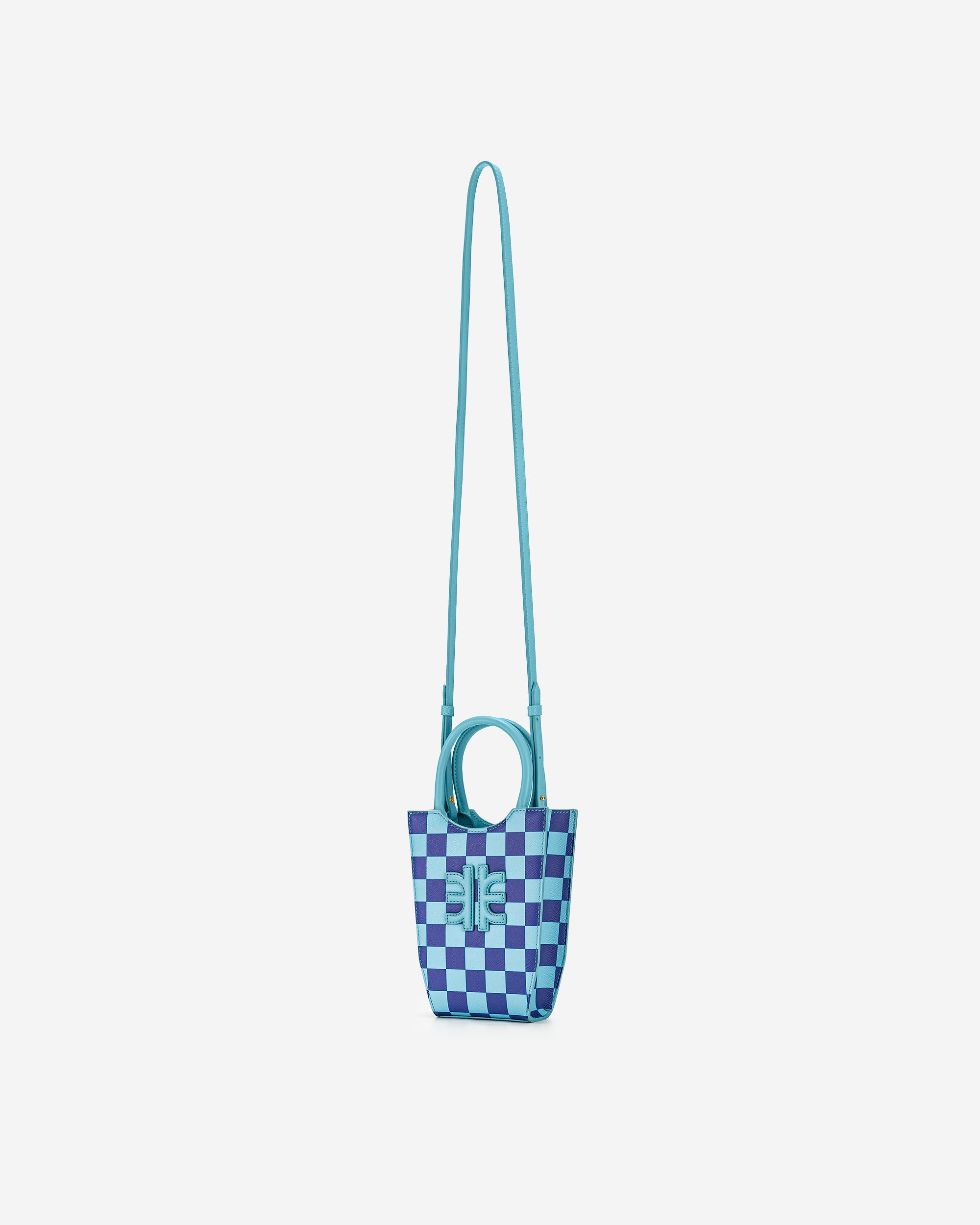 Blue JW PEI Fei Checkerboard Women's Tote Bags | SH4269153