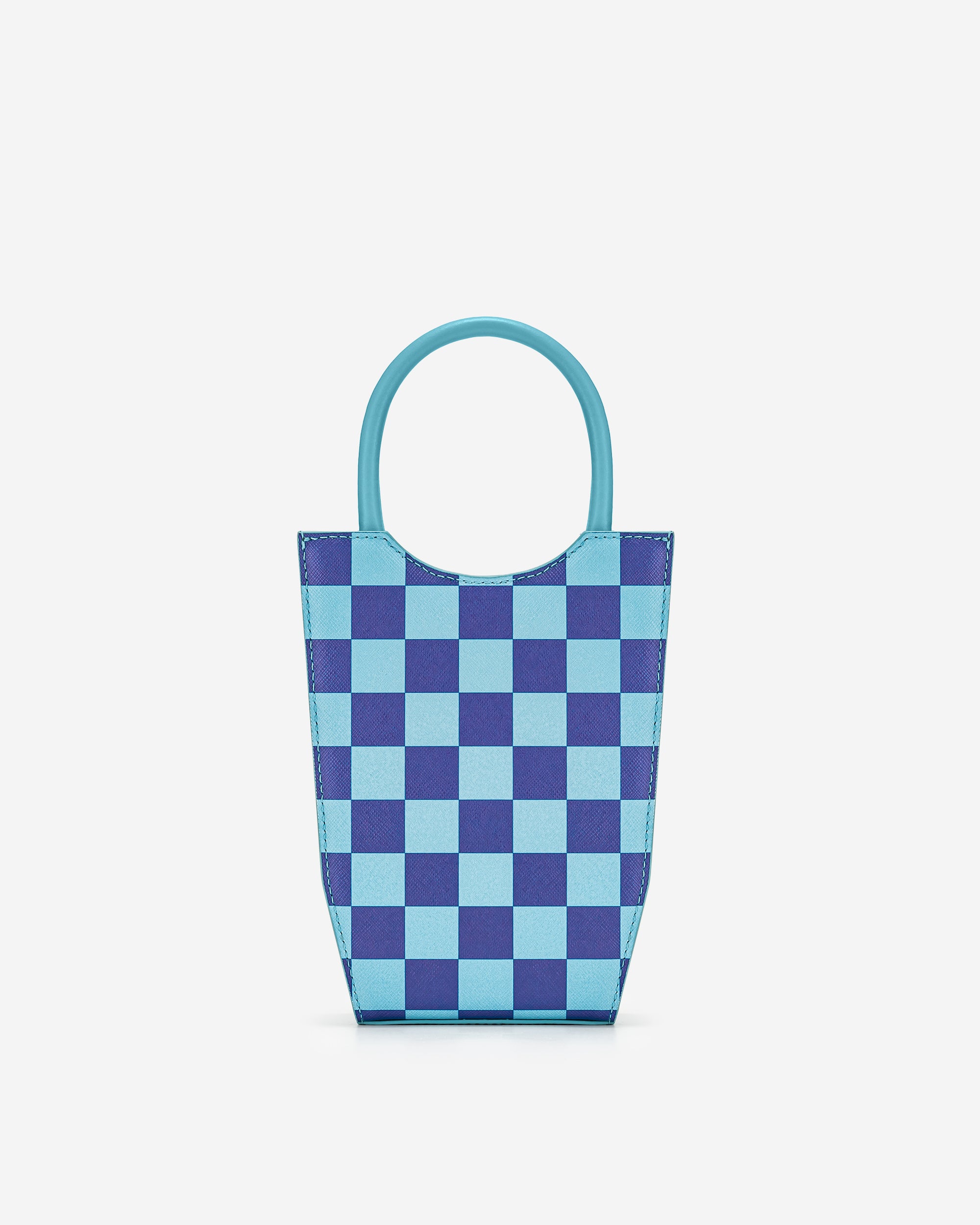 Blue JW PEI Fei Checkerboard Women's Tote Bags | SH4269153