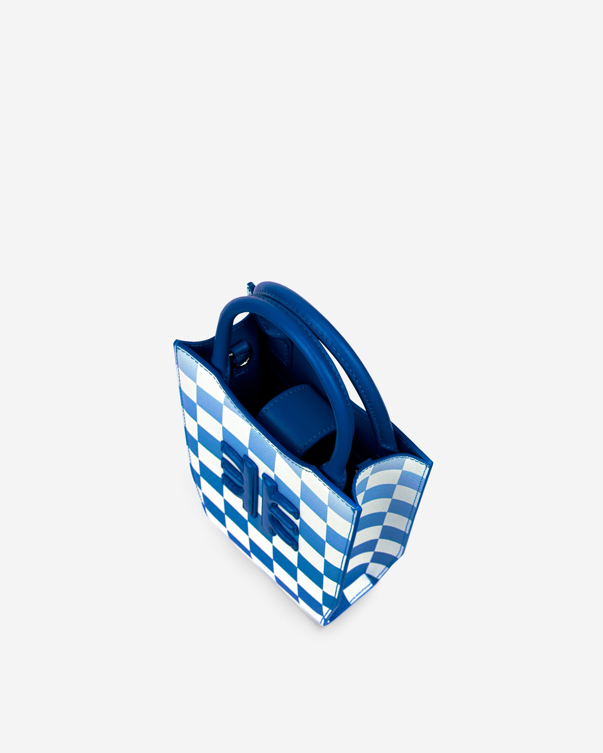 Blue JW PEI Fei Gradient Checkerboard Women's Tote Bags | AN4085629