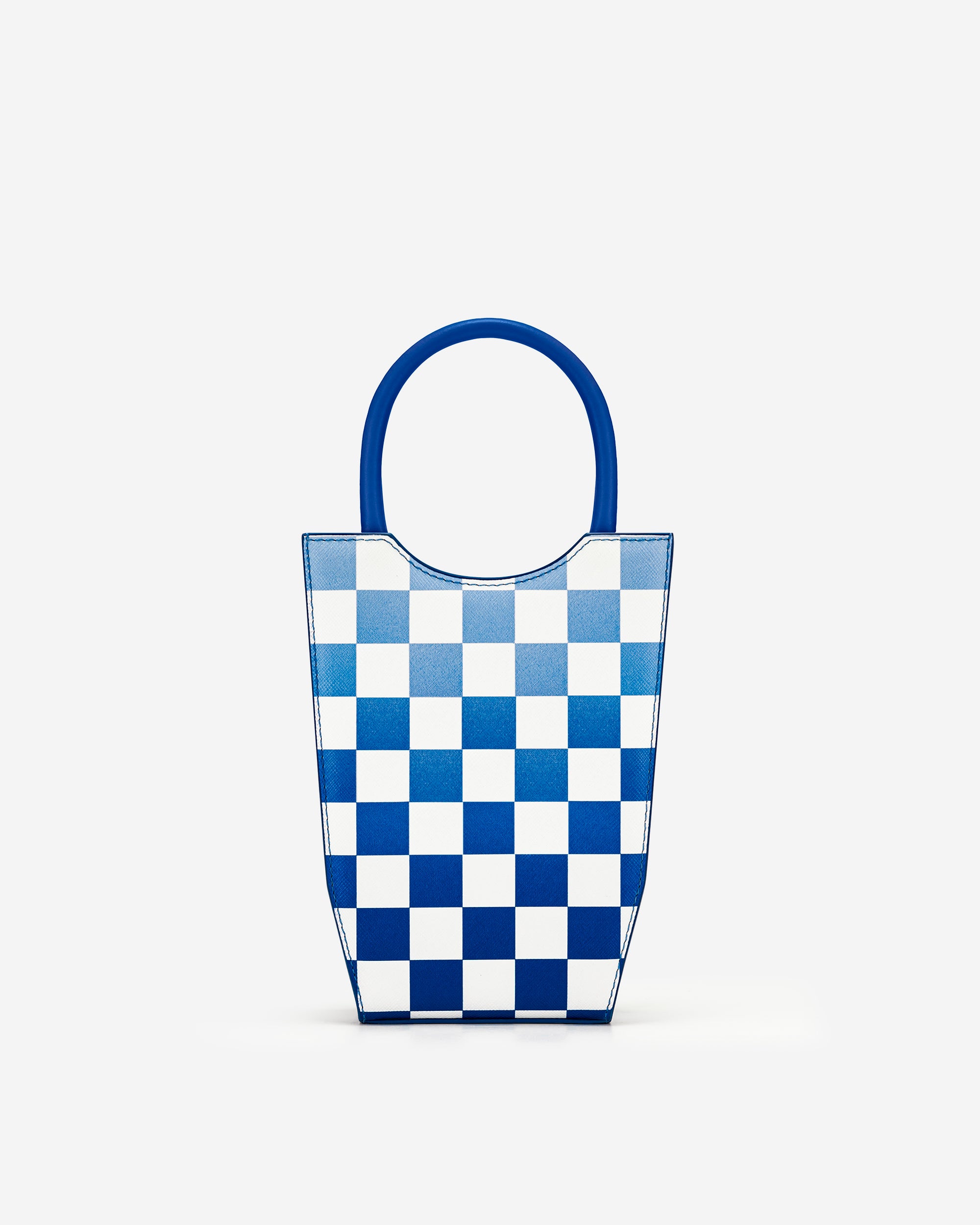 Blue JW PEI Fei Gradient Checkerboard Women's Tote Bags | AN4085629