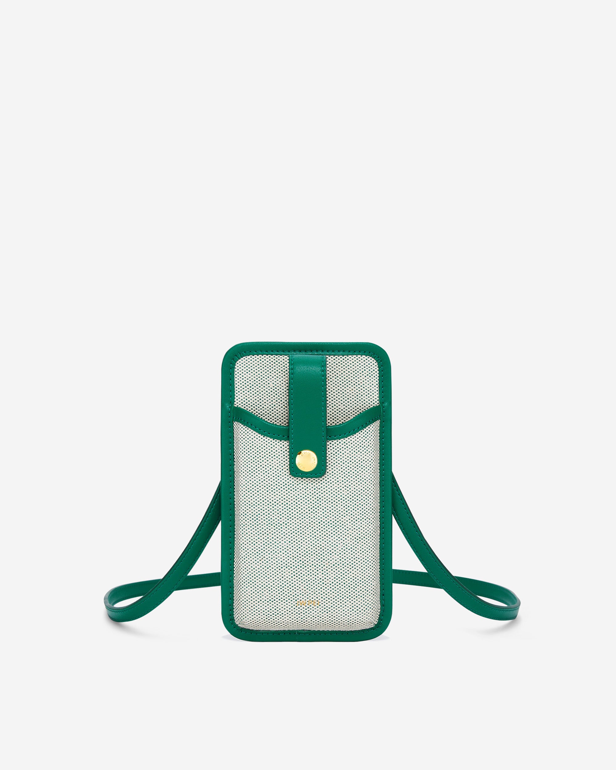 Green JW PEI Aylin Canvas Women's Phone Bag | LS6251804