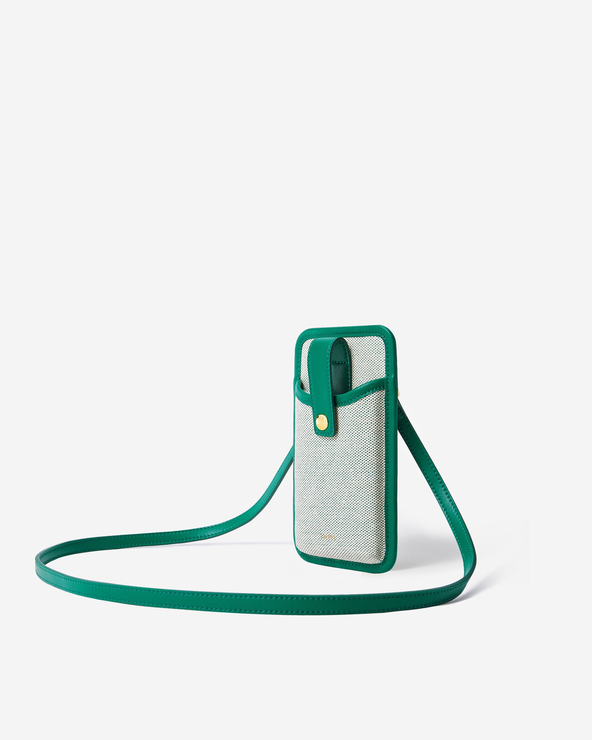 Green JW PEI Aylin Canvas Women's Phone Bag | LS6251804