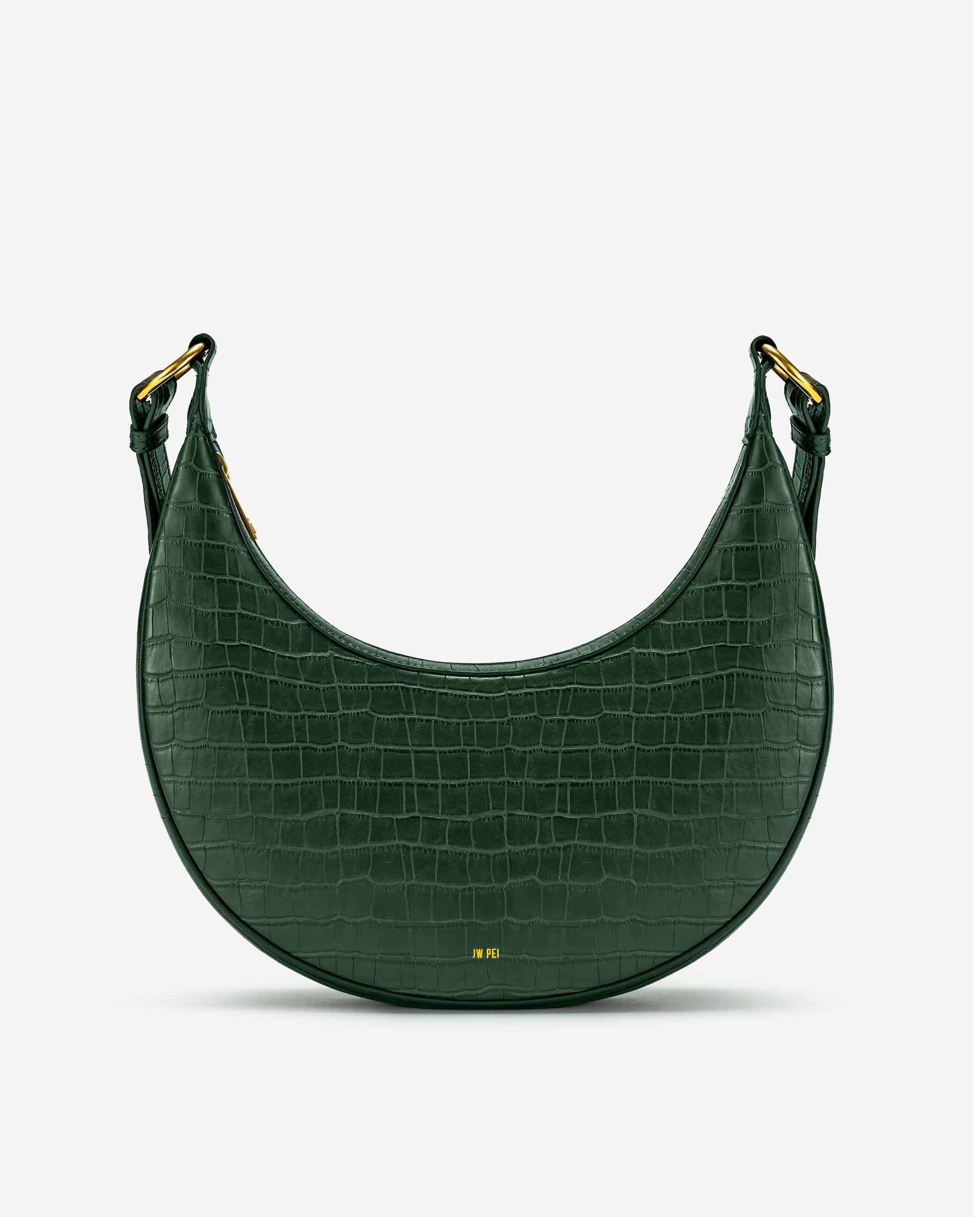 Green JW PEI Carly Saddle Women's Crossbody Bags | AJ7912568