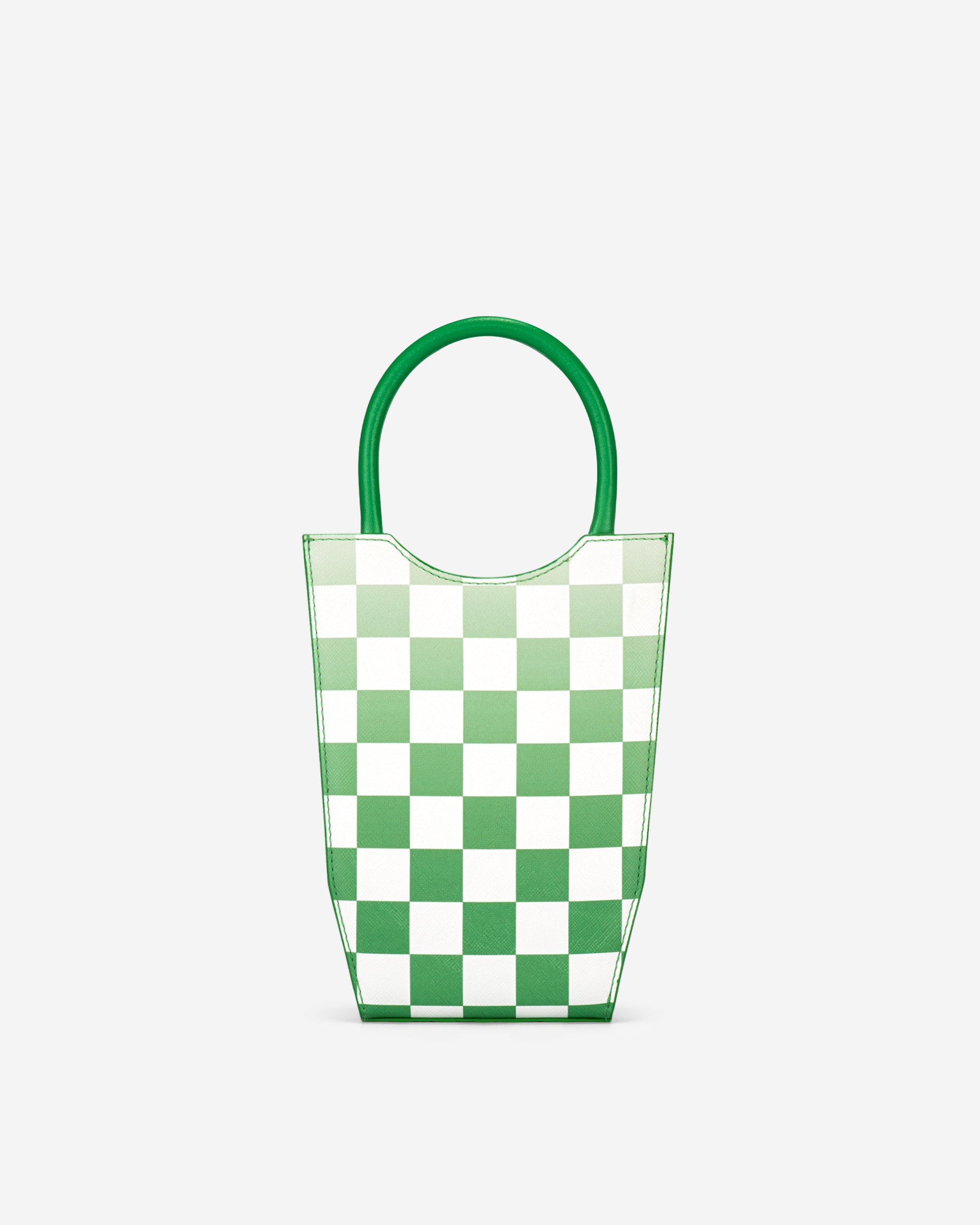 Green JW PEI Fei Gradient Checkerboard Women's Phone Bag | KG8675394