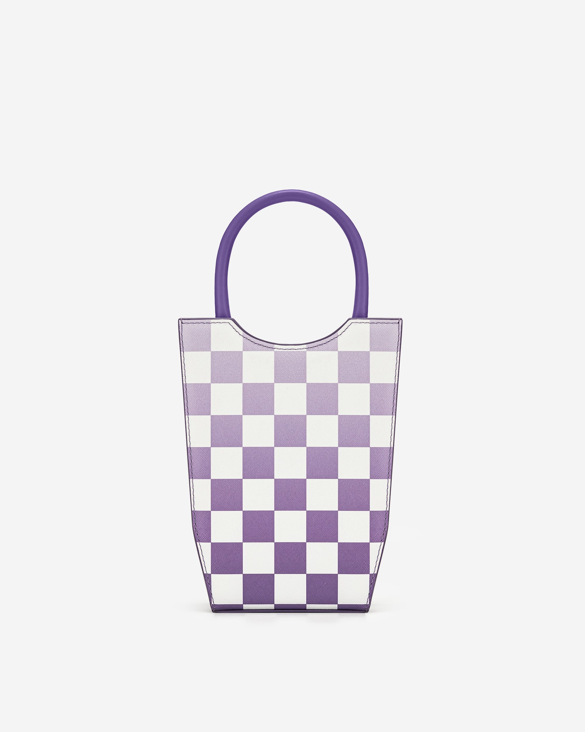 Purple JW PEI Fei Gradient Checkerboard Women's Tote Bags | QY7193264