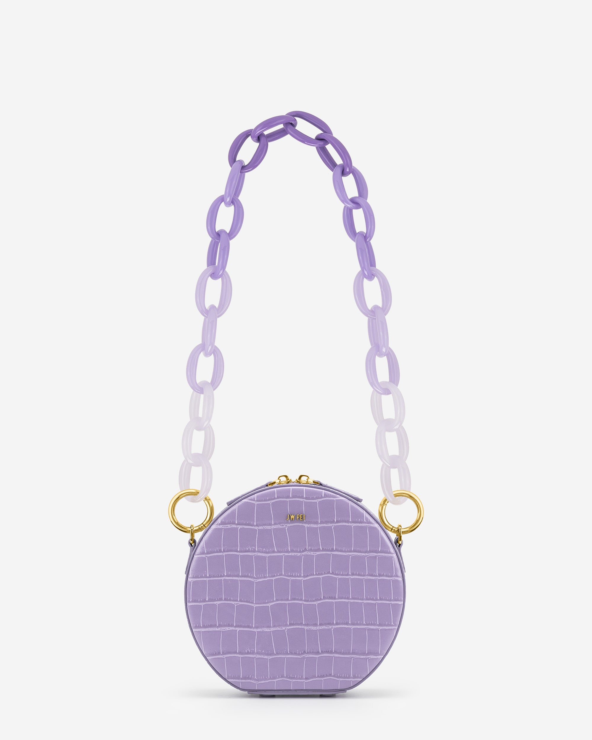 Purple JW PEI Mya Gradient Acrylic Women's Chain Strap | KH4528739