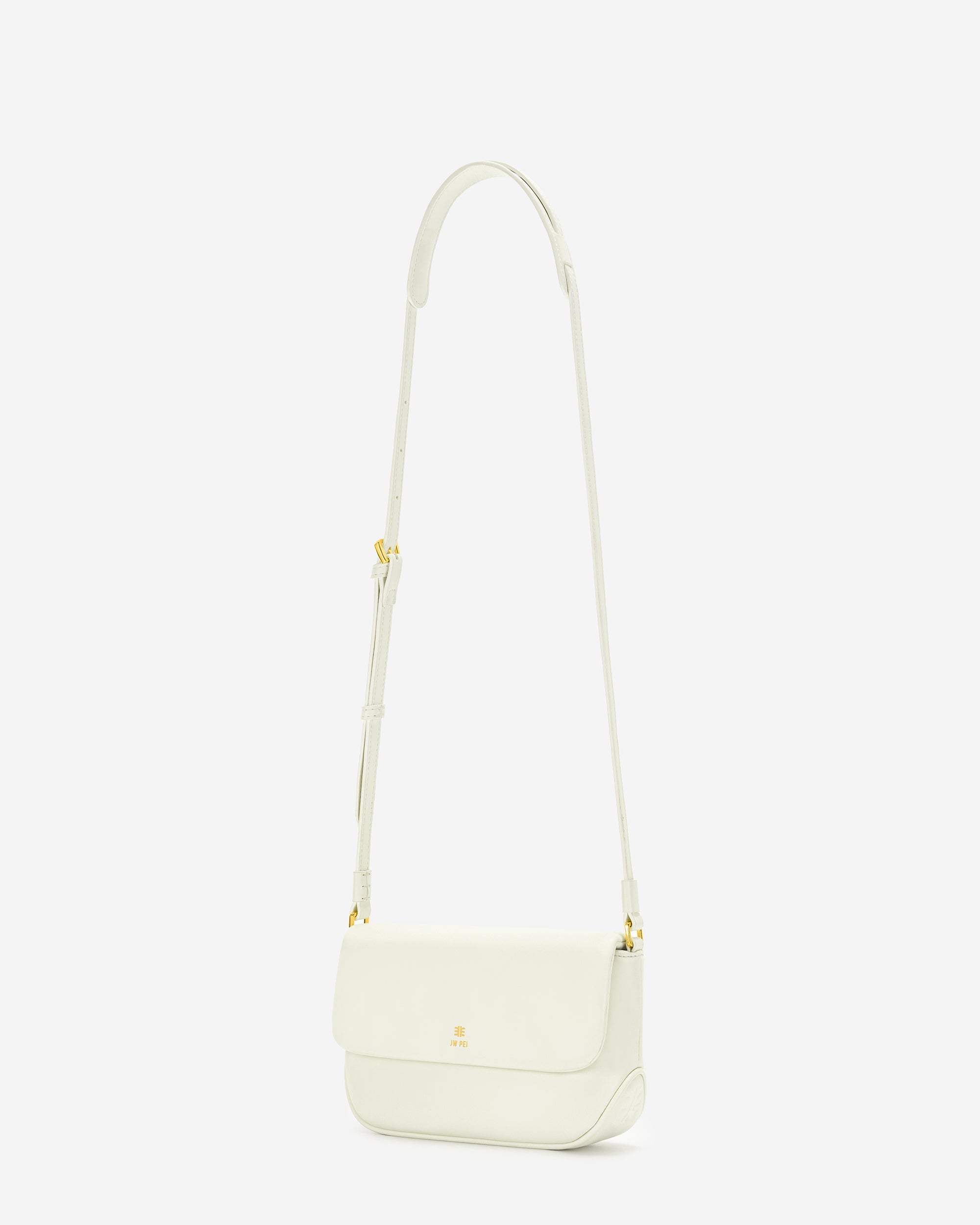 White JW PEI Debby Flap Women's Crossbody Bags | ER6859074