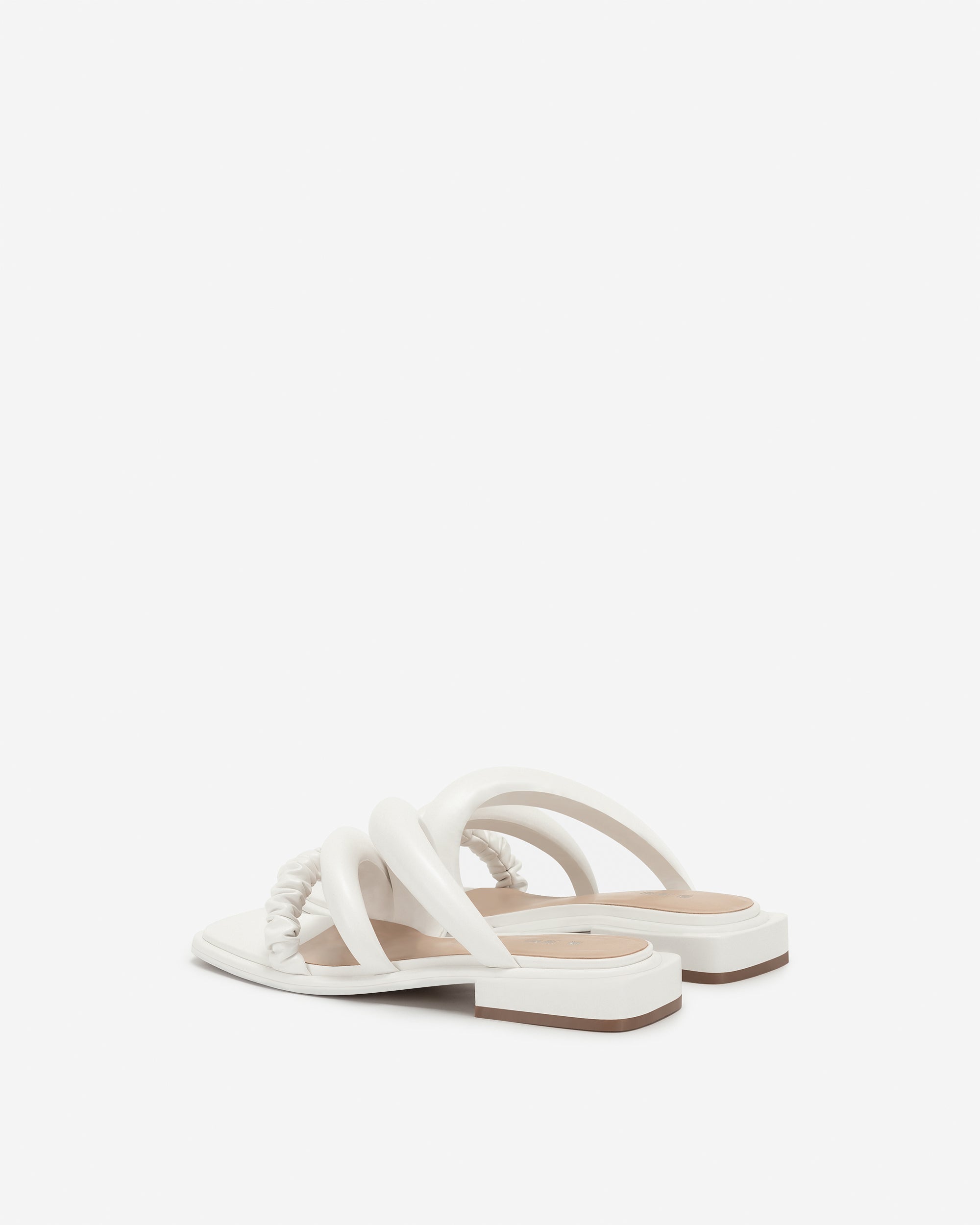 White JW PEI Jada Flat Mule Women's Shoes | XZ5139708