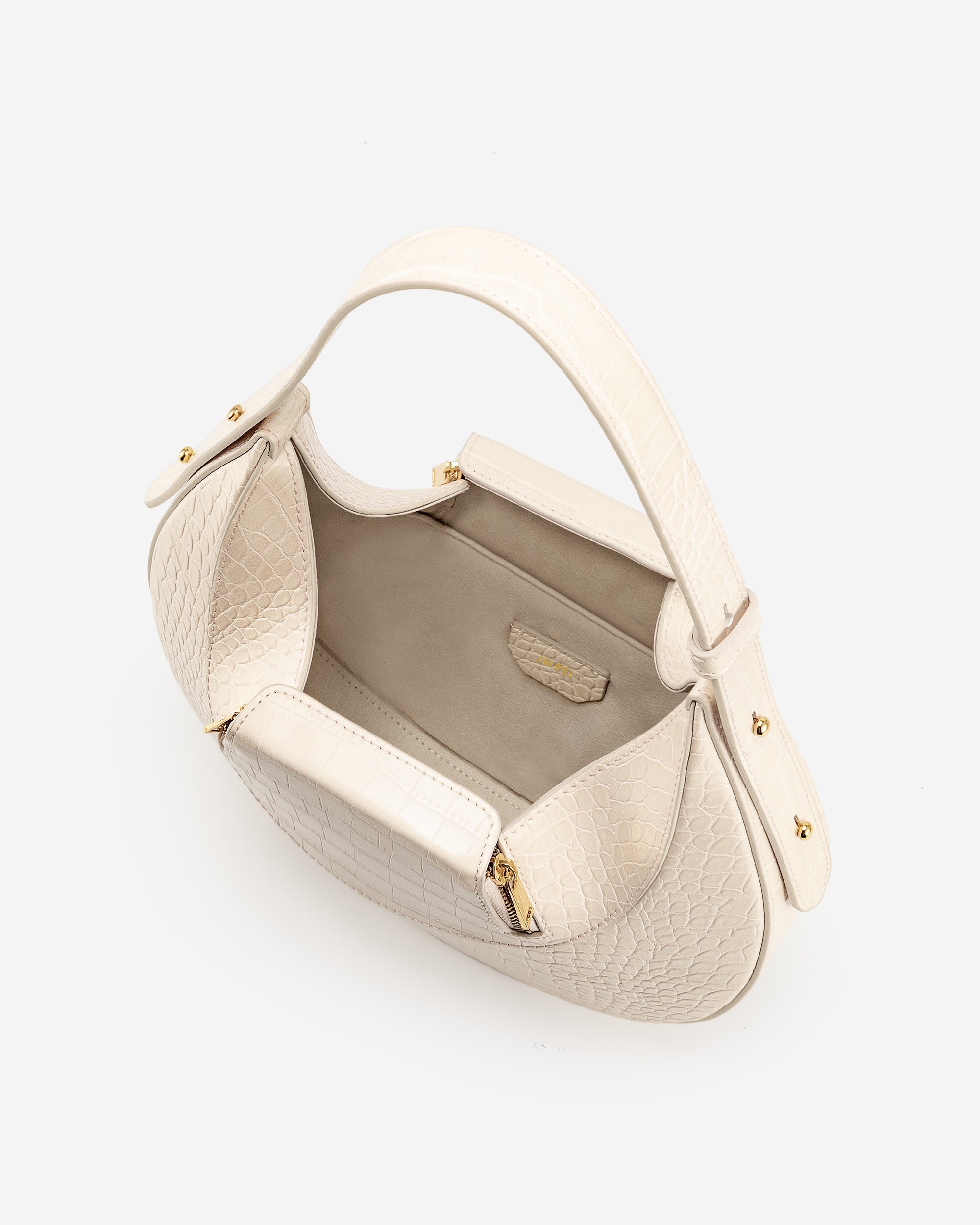 White JW PEI Rantan Women's Handbag | LC3286954