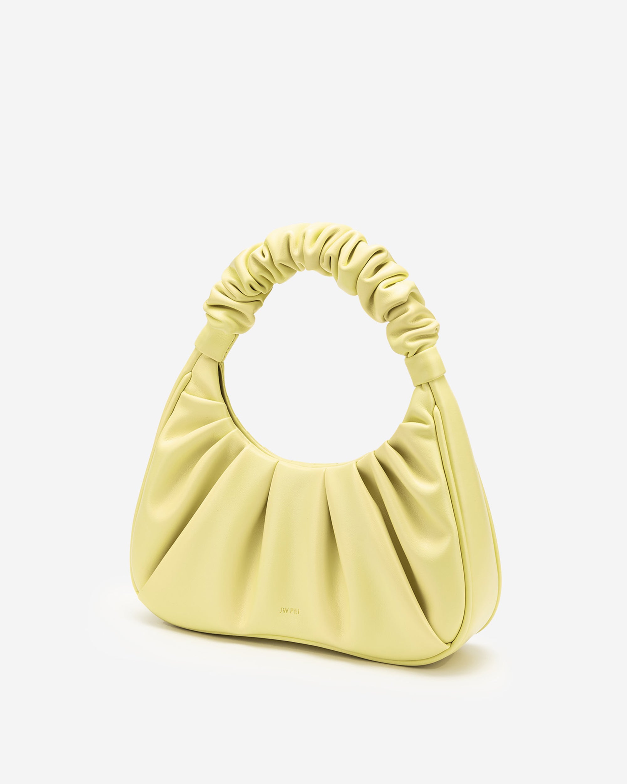 Yellow JW PEI Gabbi Ruched Hobo Women's Handbag | LJ4389065