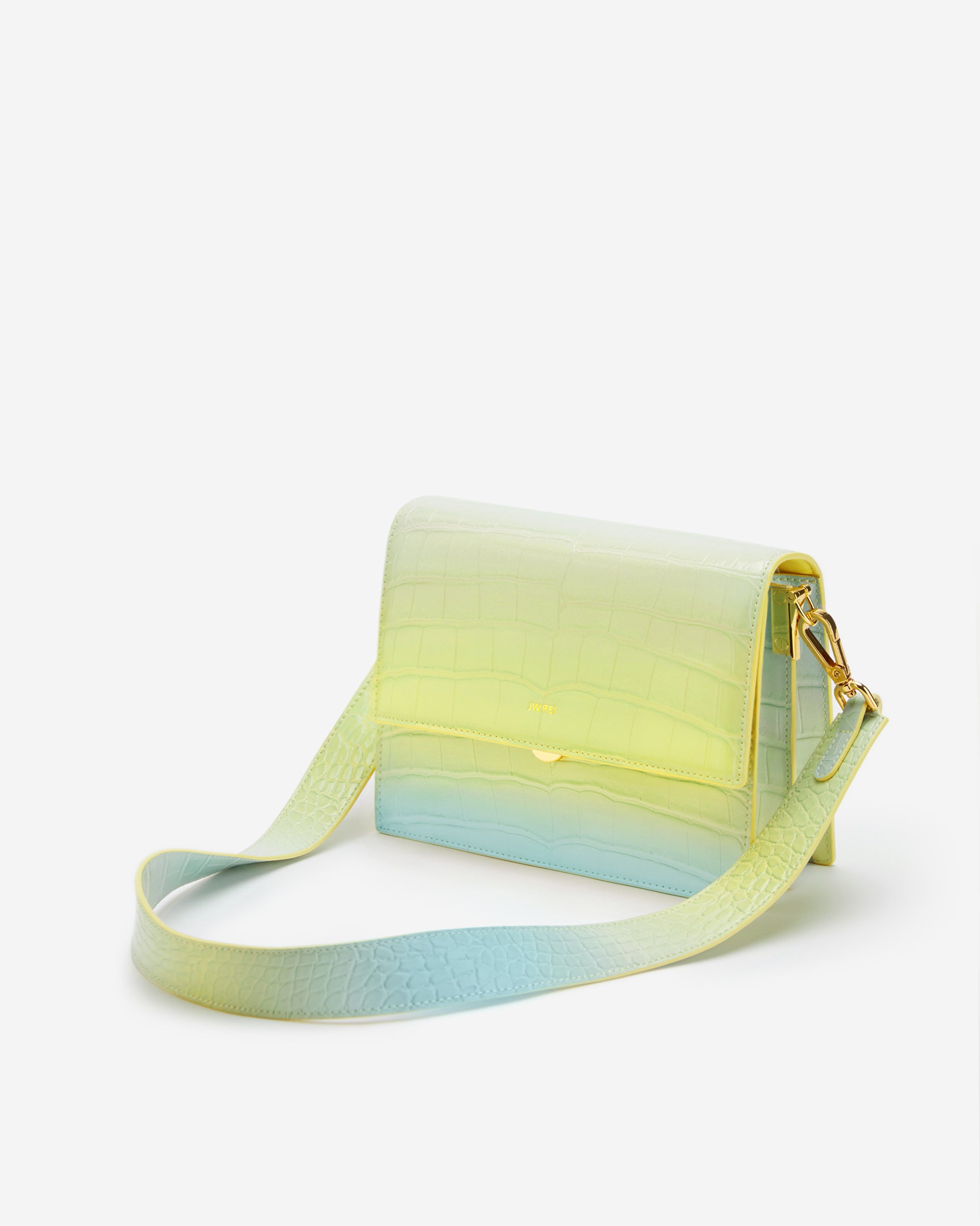 Yellow JW PEI Mini Flap Women's Crossbody Bags | JH7319286