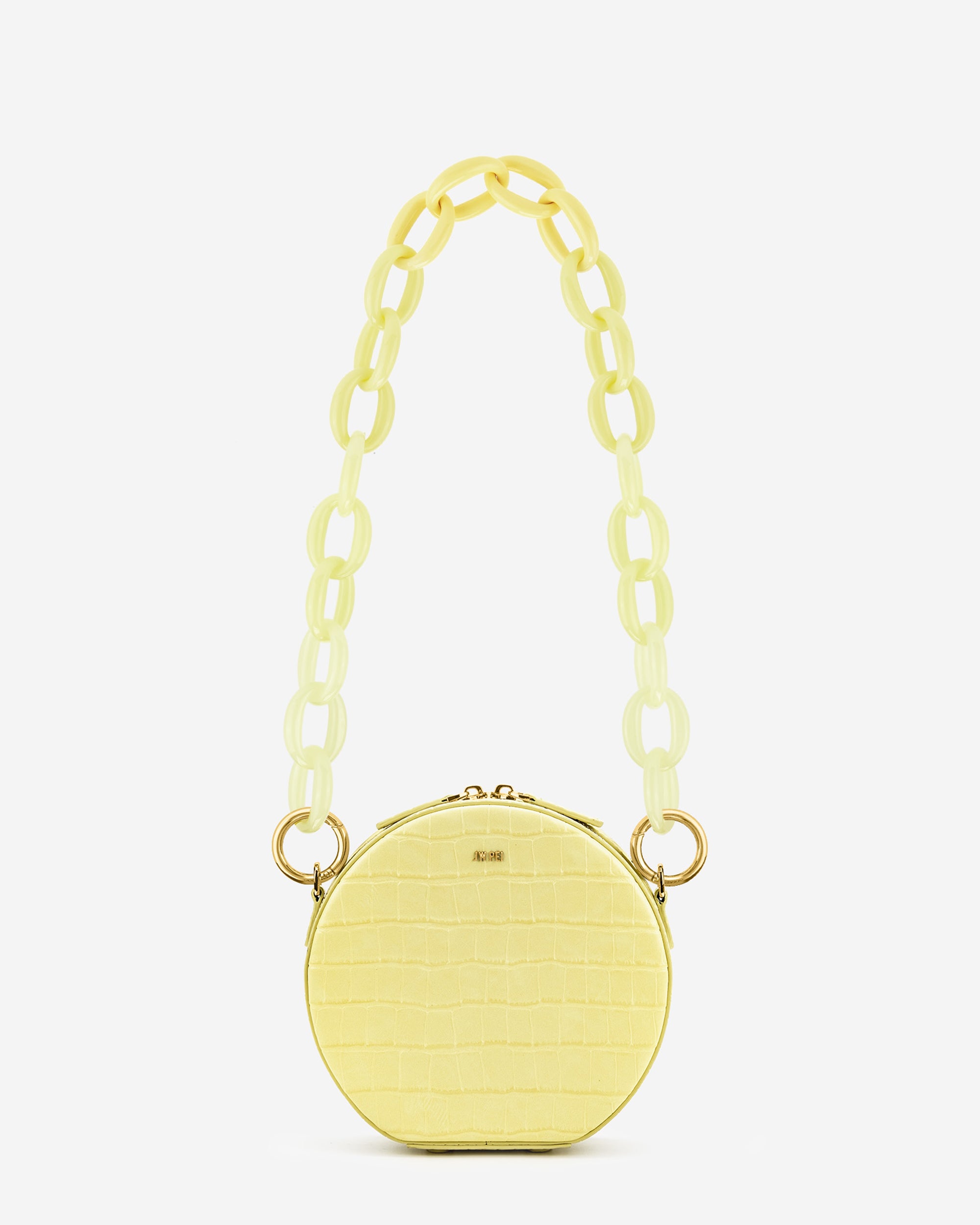 Yellow JW PEI Mya Gradient Acrylic Women's Chain Strap | BD4653918